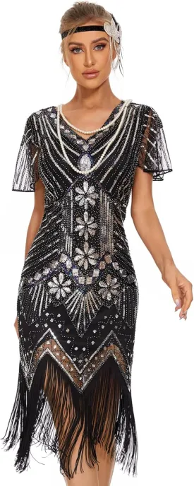 1920s Dresses for Women Flapper Dress Gatsby Dresses for Women Roaring 20's Dress