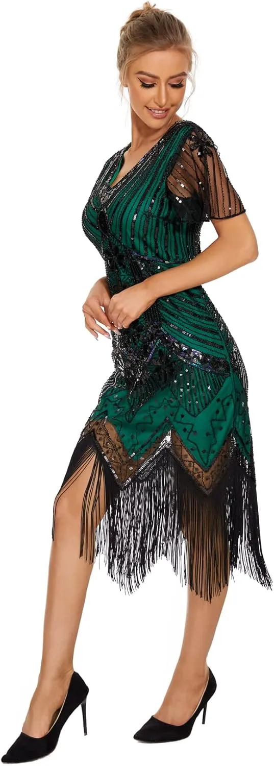 1920s Dresses for Women Flapper Dress Gatsby Dresses for Women Roaring 20's Dress