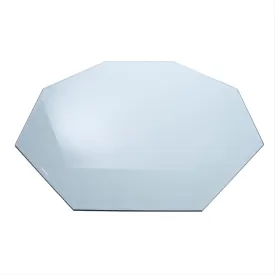 42" Octagon Clear Tempered Glass Tops