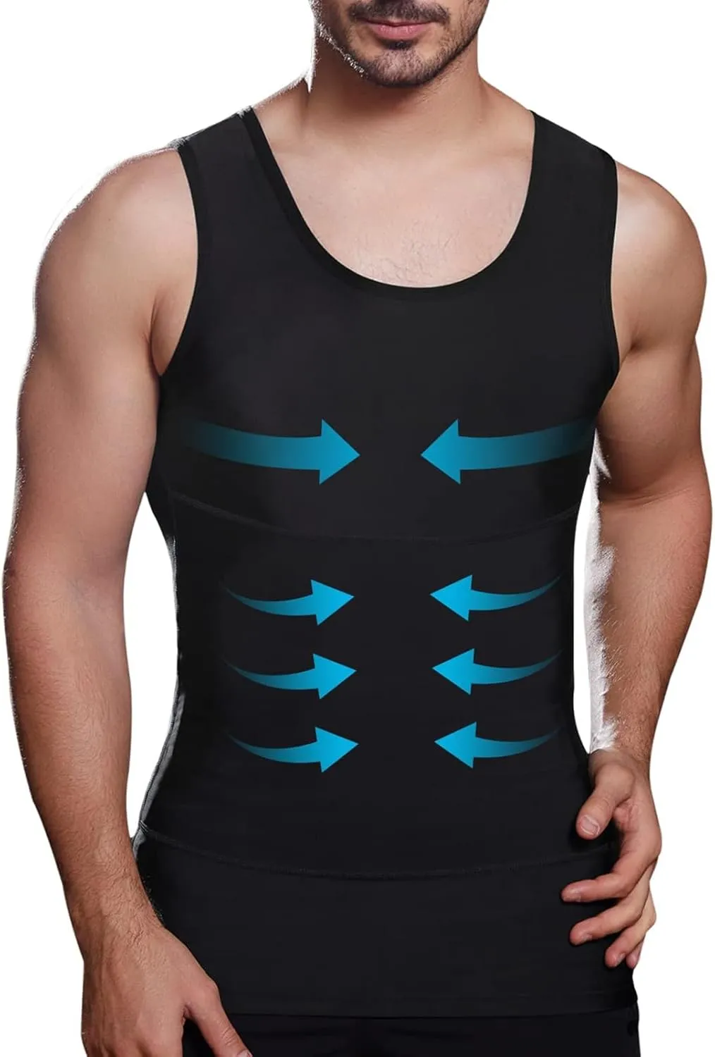 Athletic Tank Tops Men Quick Dry Big and Tall Crewneck Muscle Sleeveless Summer Workout Shirts for Men Gym Tanktops
