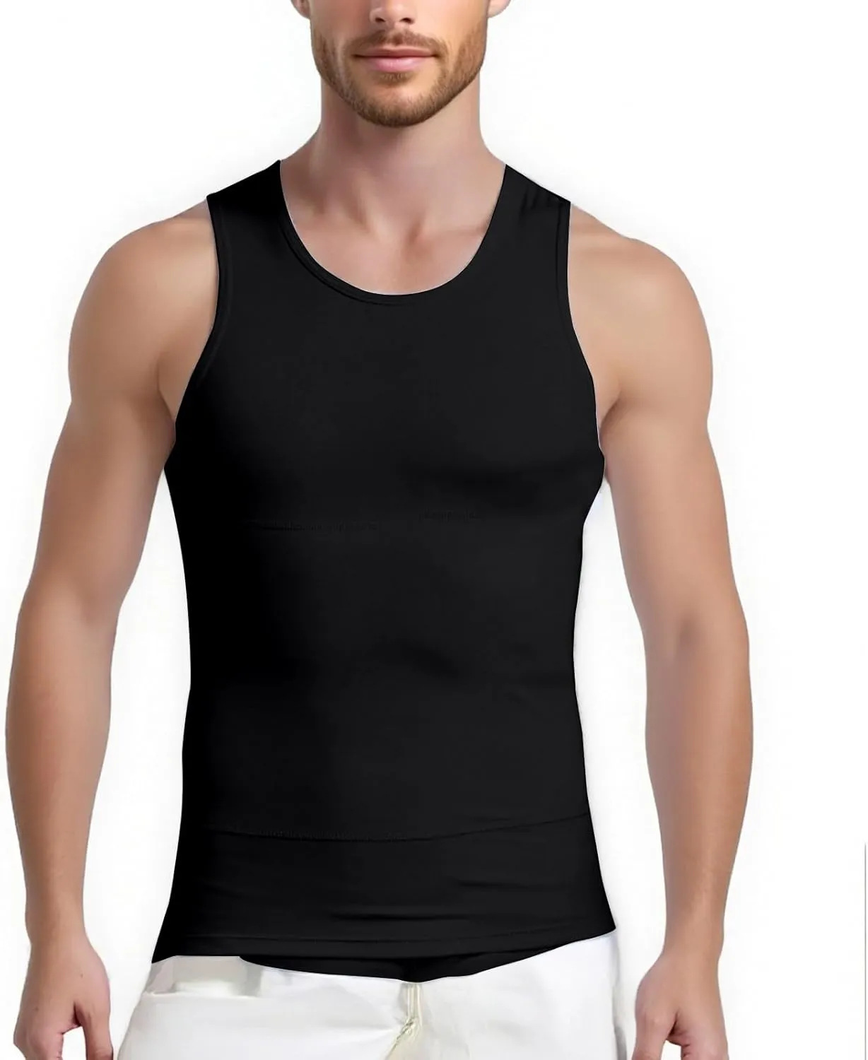 Athletic Tank Tops Men Quick Dry Big and Tall Crewneck Muscle Sleeveless Summer Workout Shirts for Men Gym Tanktops