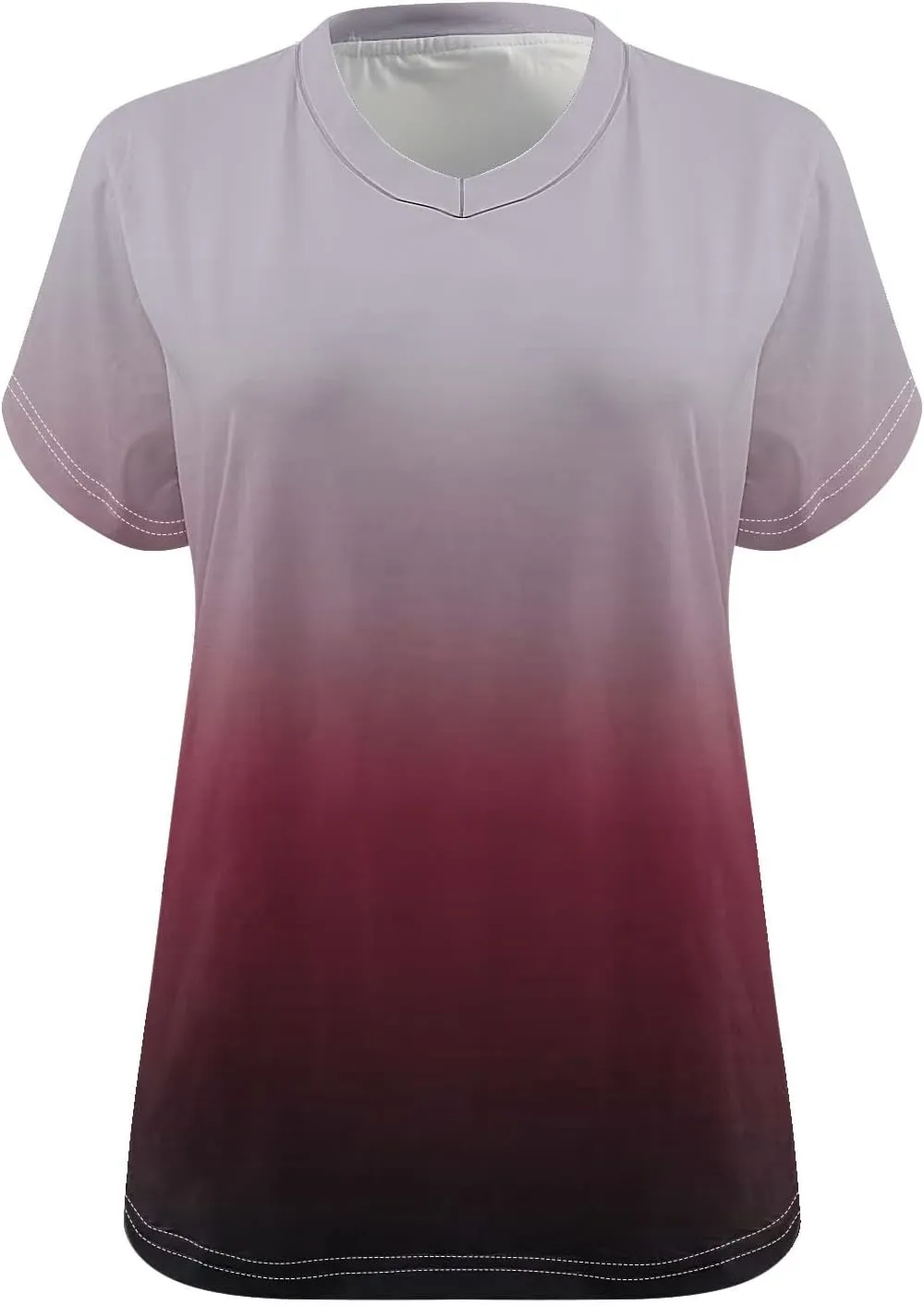 Custom T Shirts for Women, Womens Plus Size Tops Oversized V Neck Short Sleeve Summer Base Shirt Family T-Shirt