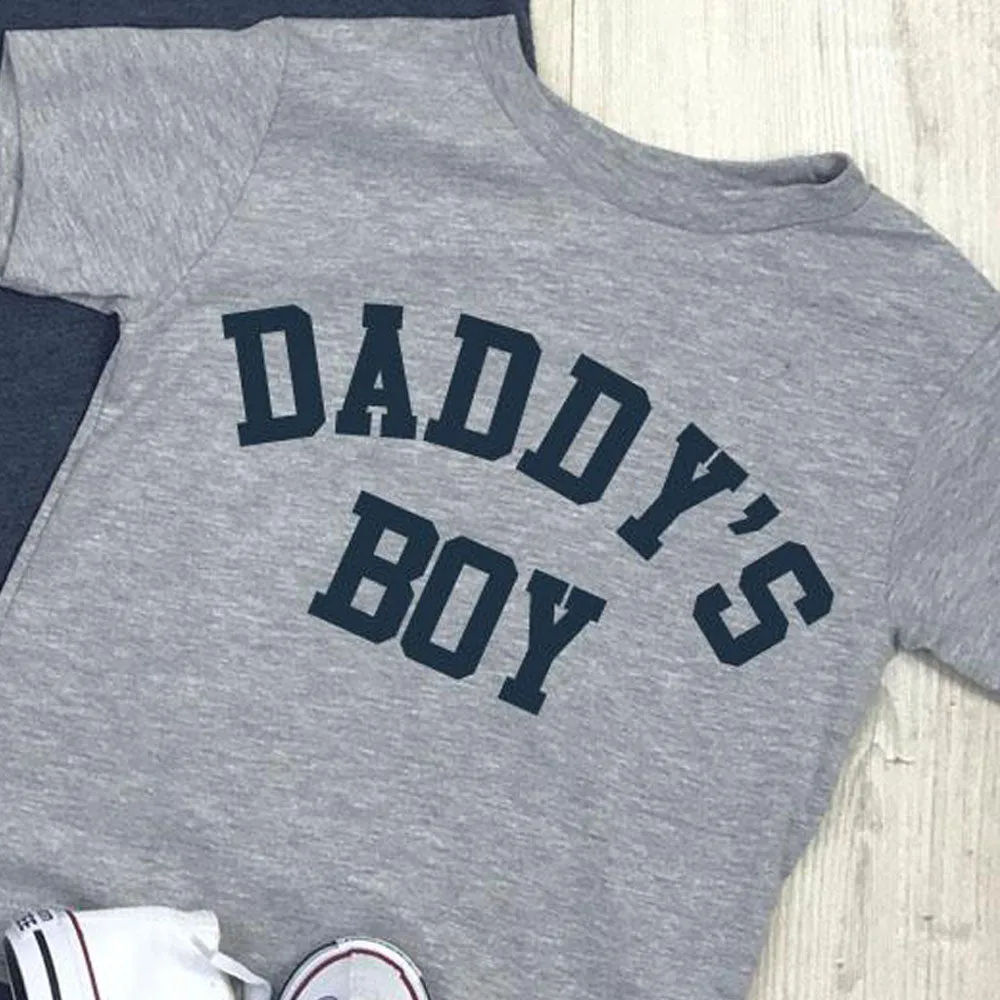 Daddy & Daddy's Boy College Matching T-Shirts
