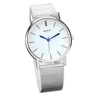 Gold Watch Women Watches Geneva Famous Brands Relogio Feminino 2017 Rhinestone Quartz Dress Ladies Mesh Wrist Clock