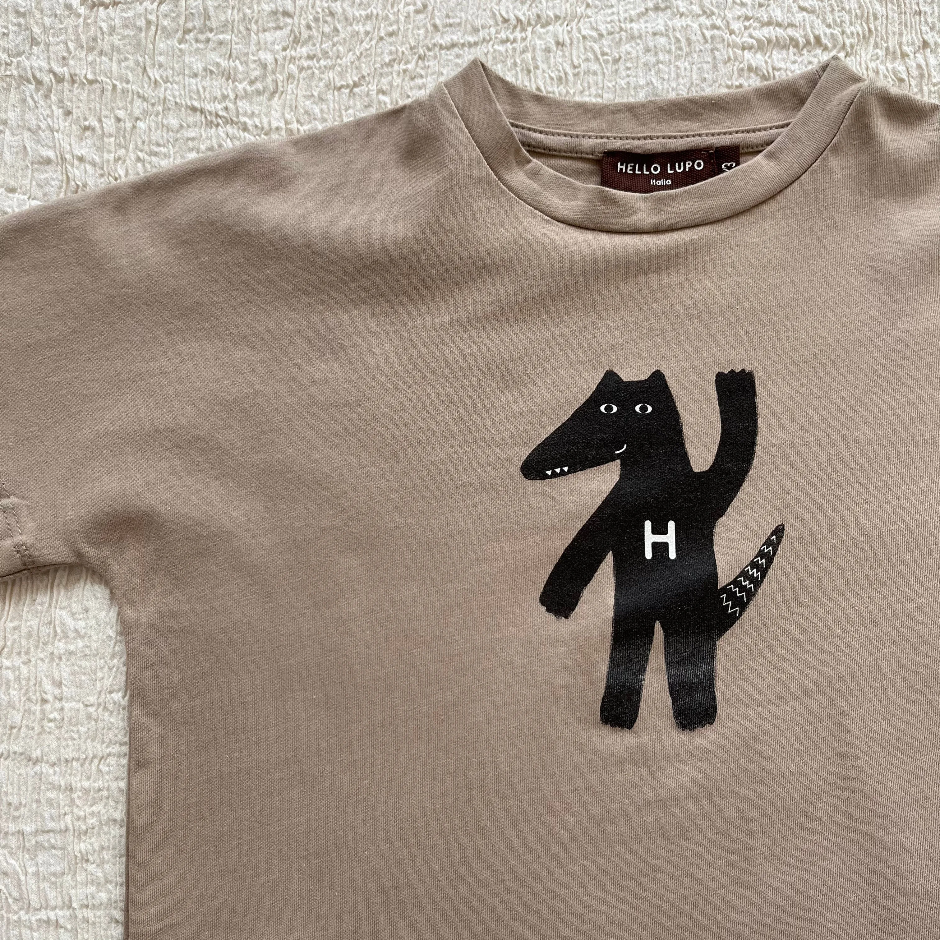 Lupo T-Shirt / beige [HELLO LUPO]