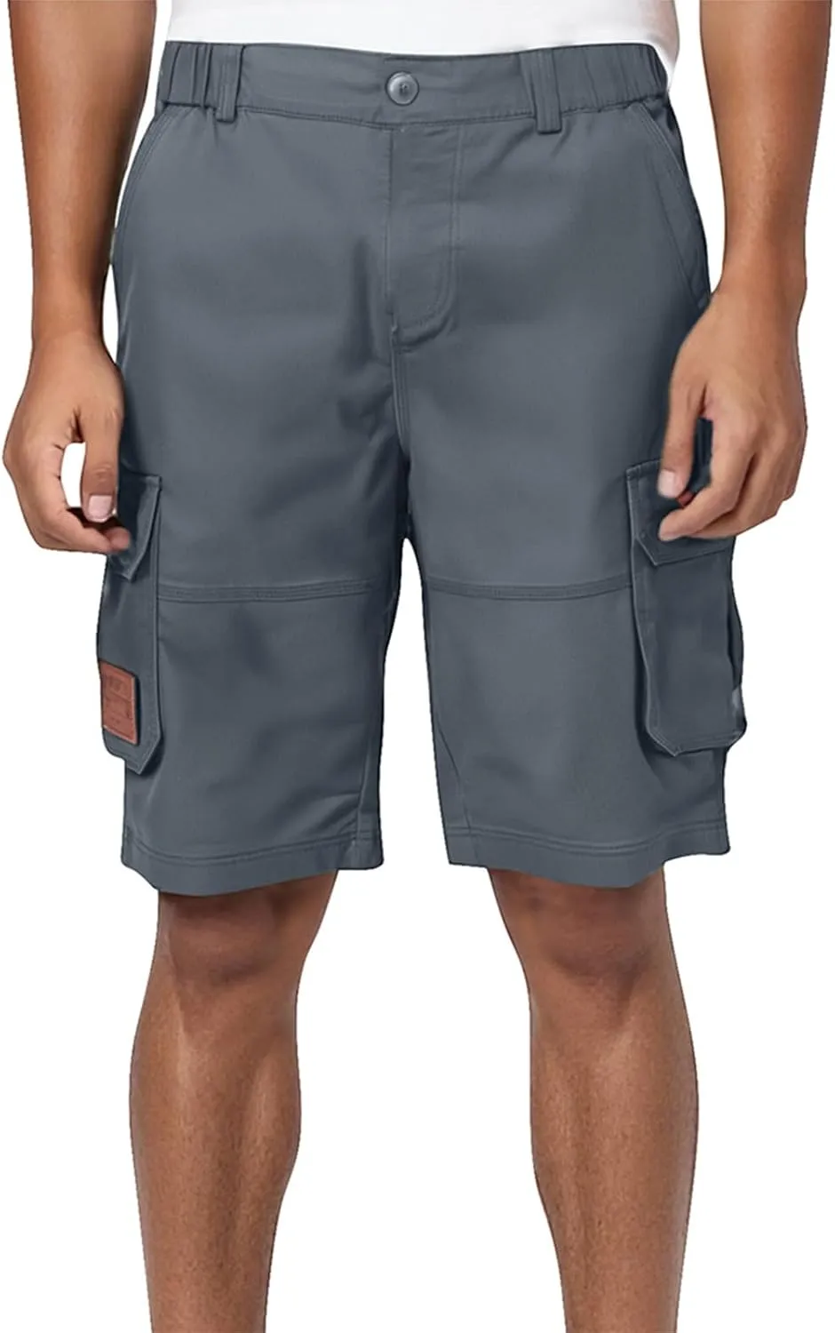 Men's Cargo Shorts Stretch Elastic Waist Ripstop with Packets Work Hiking Workout Casual Shorts Outdoor Summer Clothes