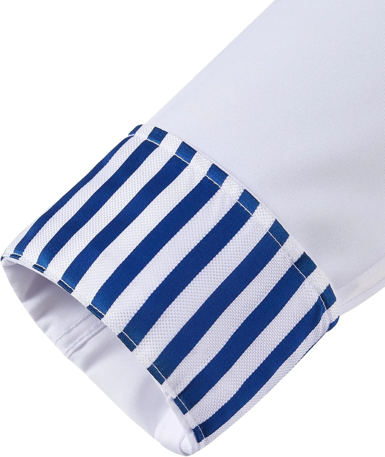 Mens Dress Shirts Long Sleeve Dress Shirts for Men Inner Contrast Button Down Casual Shirts for Men Big and Tall
