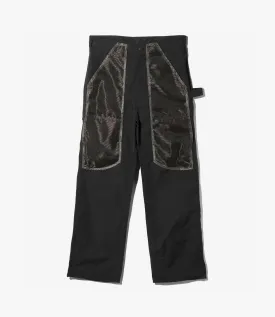 Mesh Panel Painter Pant – Black Back Sateen