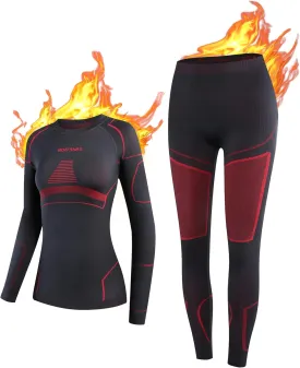 NOOYME Thermal Underwear for Women Base Layer Women Cold Weather,Long Johns for Women