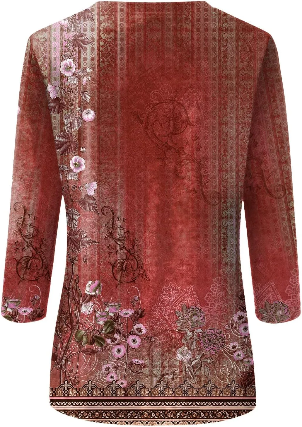Petite Tops for Women 3/4 Sleeve Comfortable T Shirts for Women Summer Tops Round Neck Fall Long Sleeve Shirts