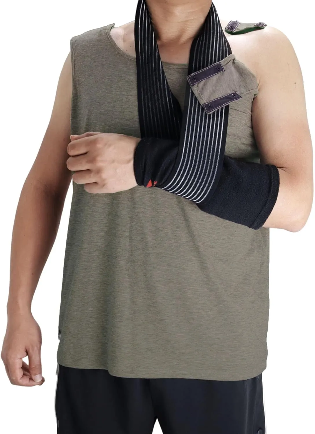 Post Surgery Shirts Shoulder Arm Broken Breast Recovery Tank Tops Clothing Snap Open Sleeveless Shirt Unisex Size