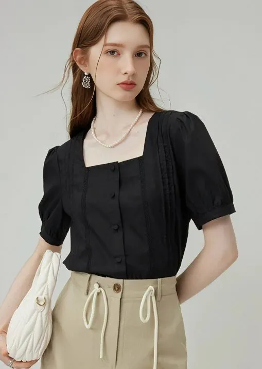 SMALL LAPEL TOPS