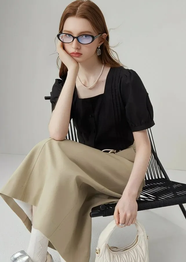 SMALL LAPEL TOPS
