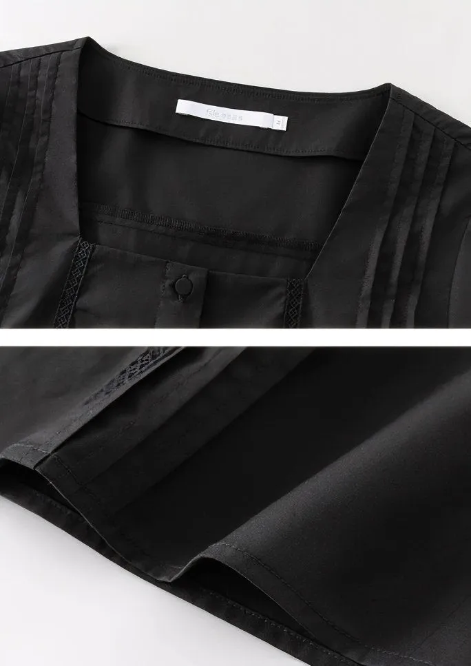 SMALL LAPEL TOPS