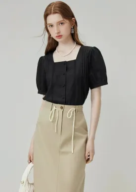 SMALL LAPEL TOPS