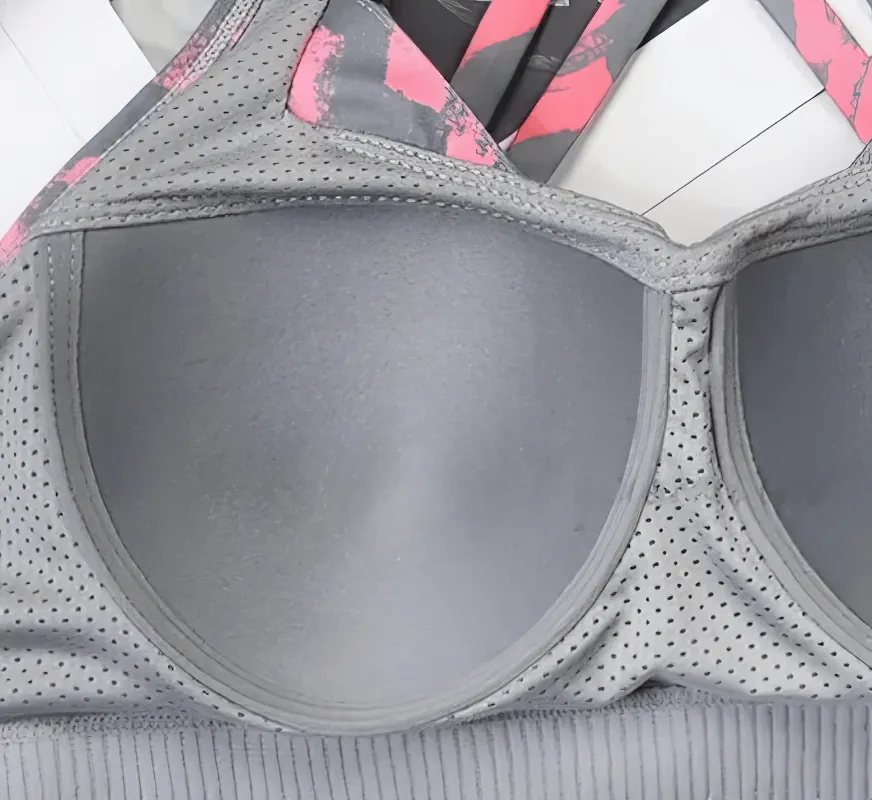 Stylish Elastic Sports Bra with Cross Back for Women - SF1610