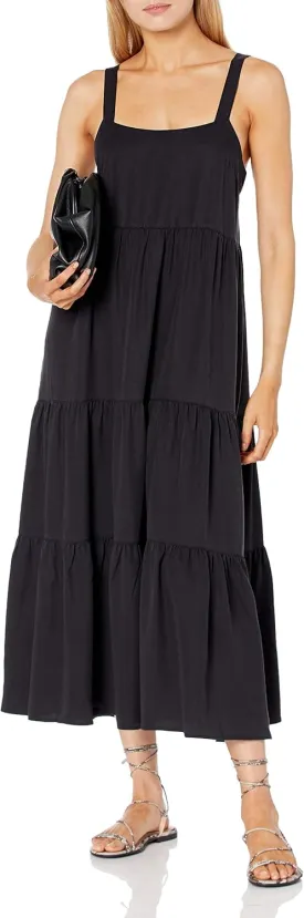The Drop Women's Britt Tiered Maxi Tent Dress