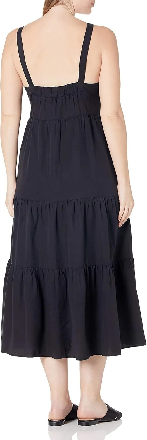 The Drop Women's Britt Tiered Maxi Tent Dress