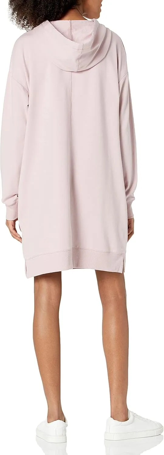 The Drop Women's Iona Long-Sleeve Hooded Mini Sweatshirt Dress
