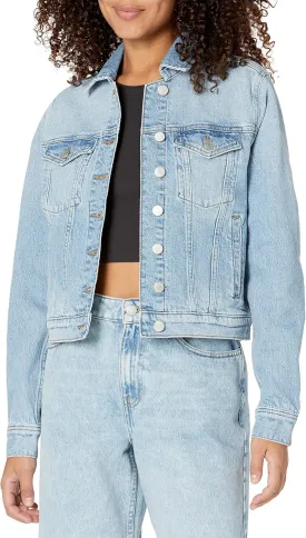 The Drop Women's Jai Cropped Denim Jacket