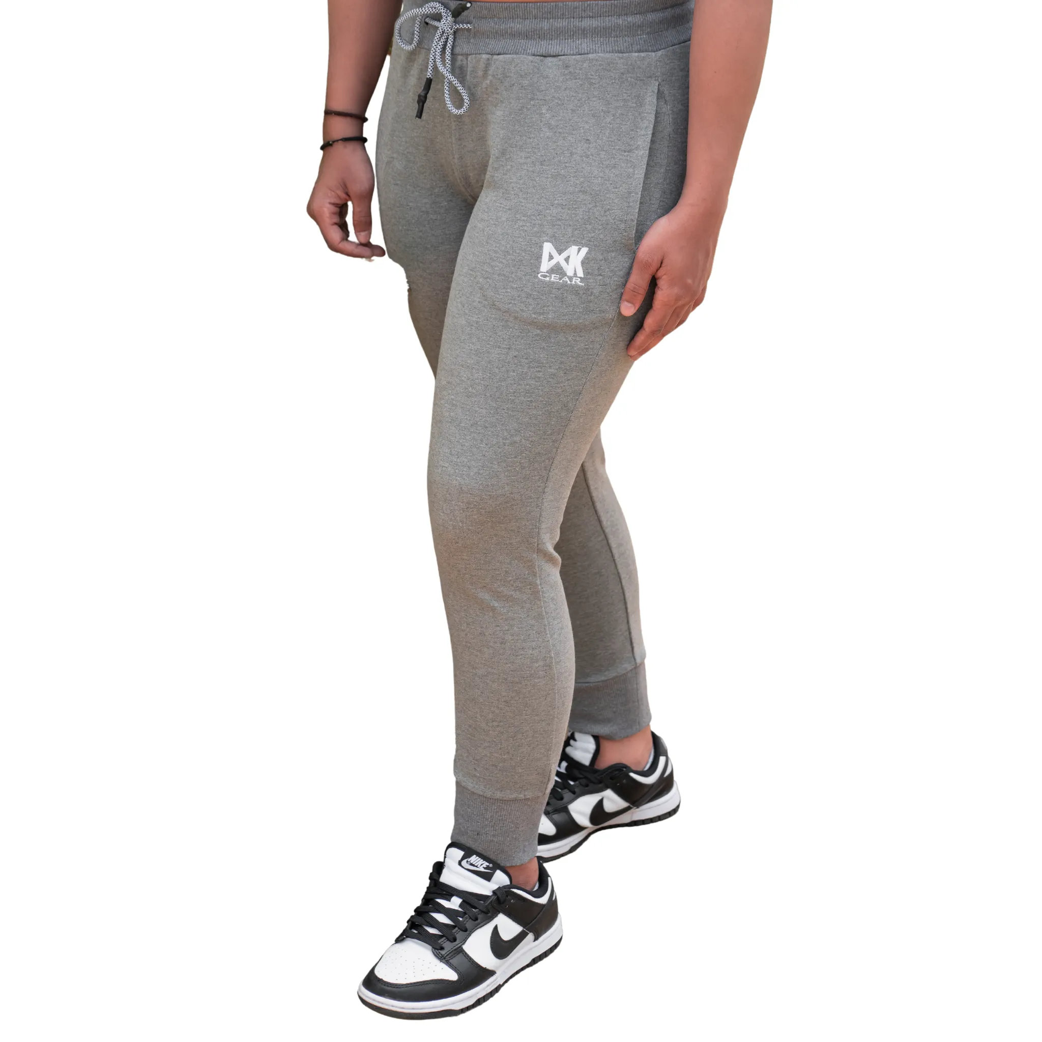 Women's Cropped Trackies - Grey